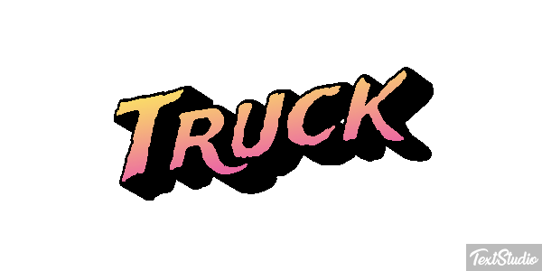Truck Effetto testo