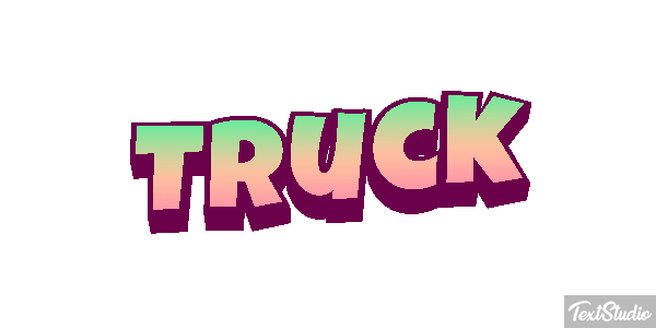 Truck Effetto testo