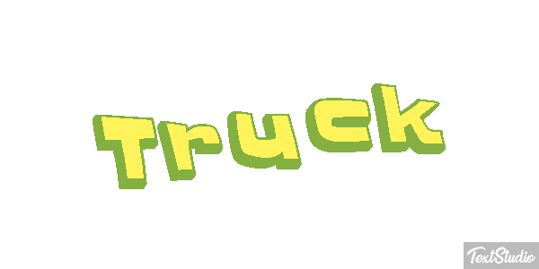 Truck Effetto testo