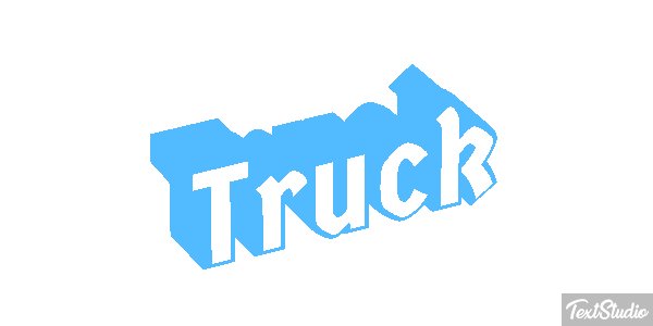 Truck Effetto testo