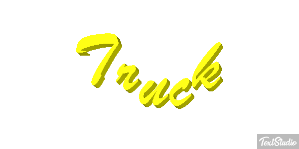 Truck Effetto testo