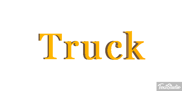 Truck Effetto testo