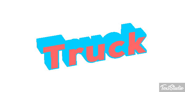 Truck Effetto testo