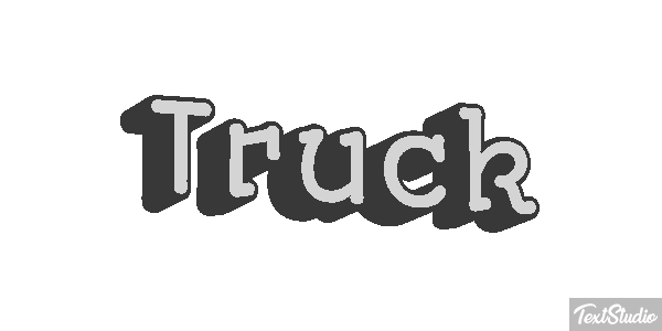 Truck Effetto testo