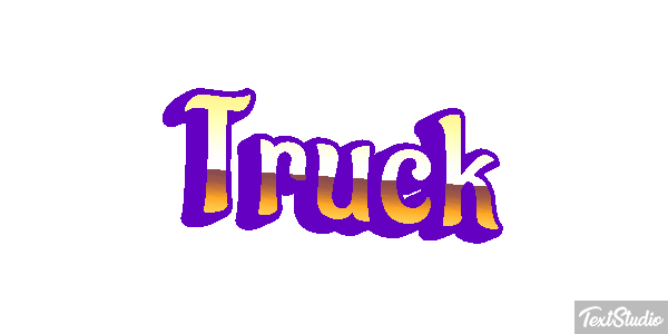 Truck Effetto testo