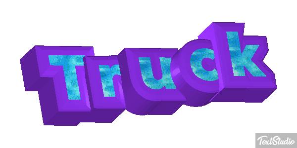 Truck Effetto testo