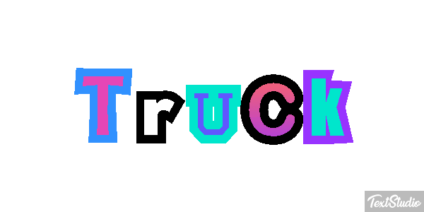 Truck Effetto testo