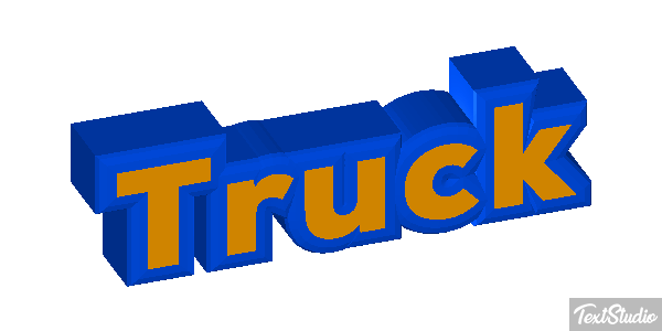 Truck Effetto testo