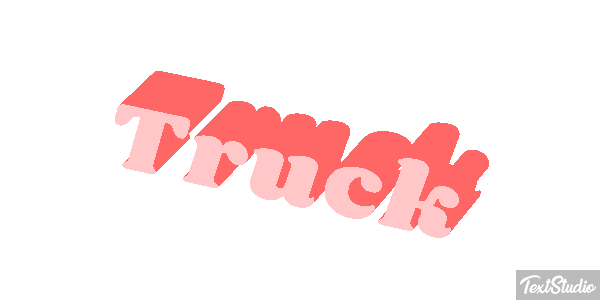 Truck Effetto testo