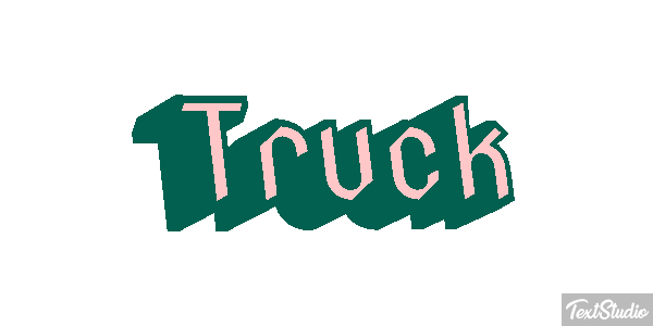 Truck Effetto testo