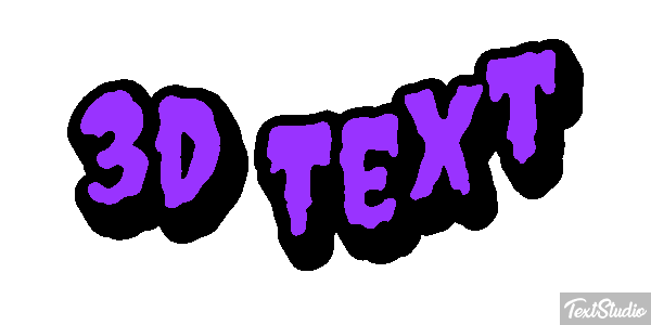 3d Text Efecto de texto