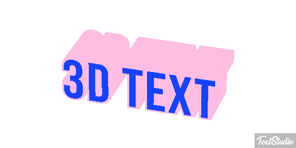 3d Text Efecto de texto