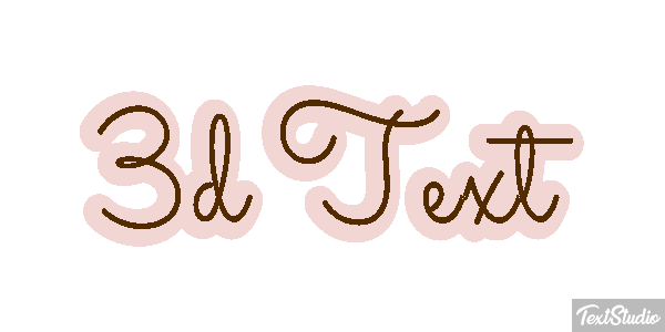 3d Text Efecto de texto
