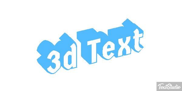 3d Text Efecto de texto
