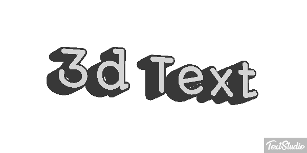 3d Text Efecto de texto