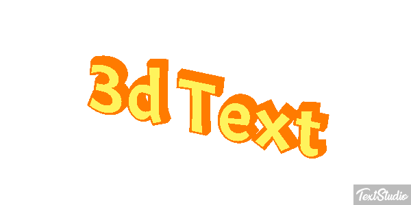3d Text Efecto de texto