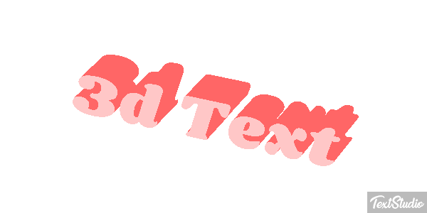 3d Text Efecto de texto