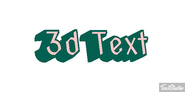 3d Text Efecto de texto