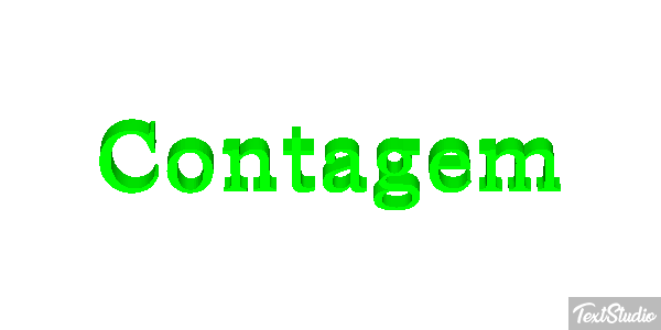 Contagem Text effect