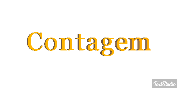 Contagem Text effect