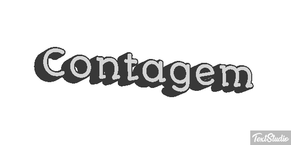 Contagem Text effect