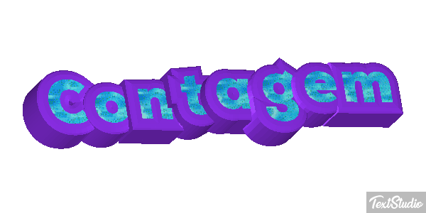 Contagem Text effect