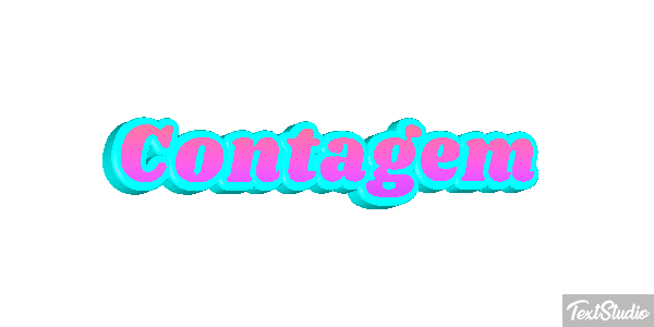 Contagem Text effect