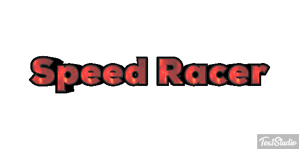 Speed Racer Efekt tekstowy