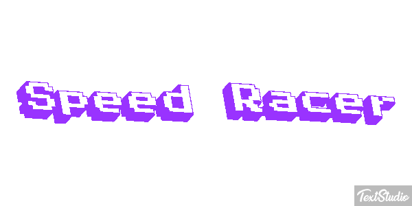 Speed Racer Efekt tekstowy