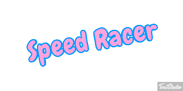 Speed Racer Efekt tekstowy