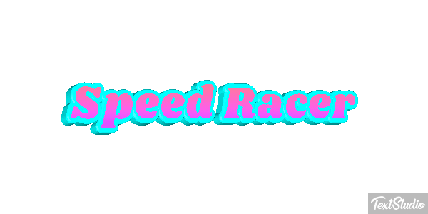 Speed Racer Efekt tekstowy
