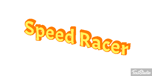 Speed Racer Efekt tekstowy