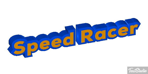 Speed Racer Efekt tekstowy