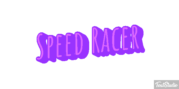 Speed Racer Efekt tekstowy