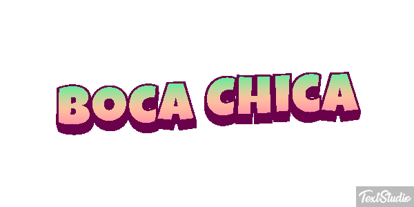 Boca Chica Efekt tekstowy