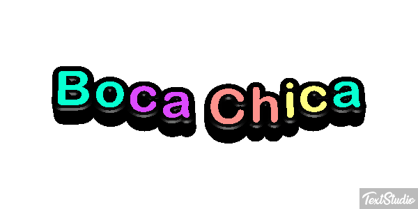 Boca Chica Efekt tekstowy