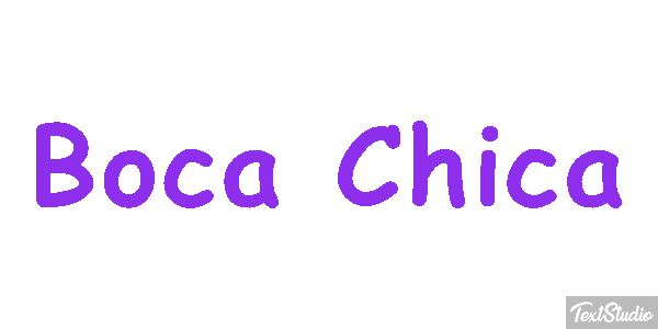 Boca Chica Efekt tekstowy