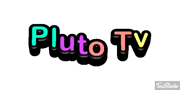 Pluto Tv Tekst effect
