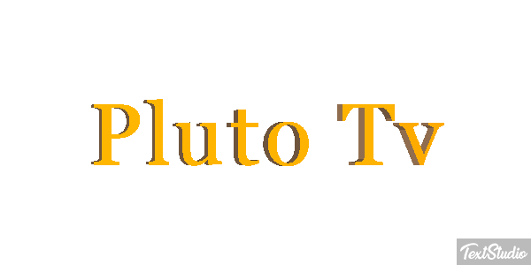 Pluto Tv Tekst effect