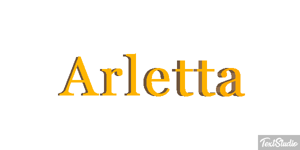 Arletta Efecto de texto
