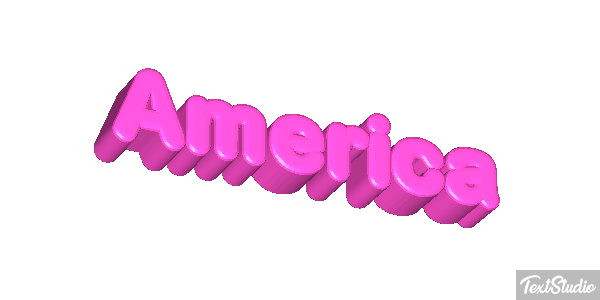 América Efecto de texto