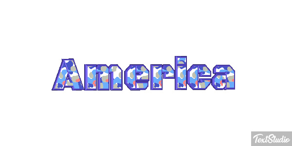 América Efecto de texto
