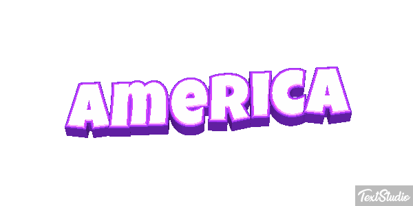 América Efecto de texto