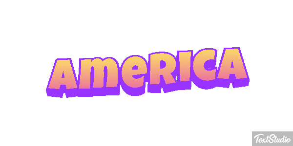 América Efecto de texto