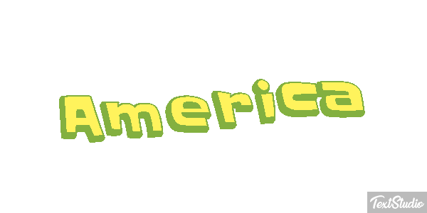América Efecto de texto