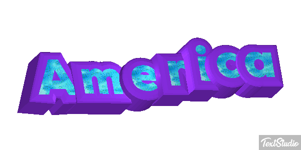 América Efecto de texto