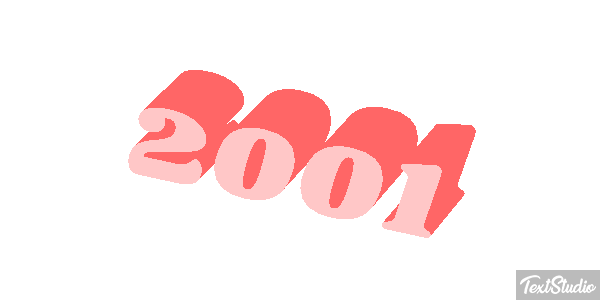 2001 Текстовый эффект