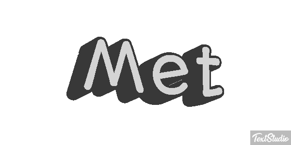 Met Effetto testo