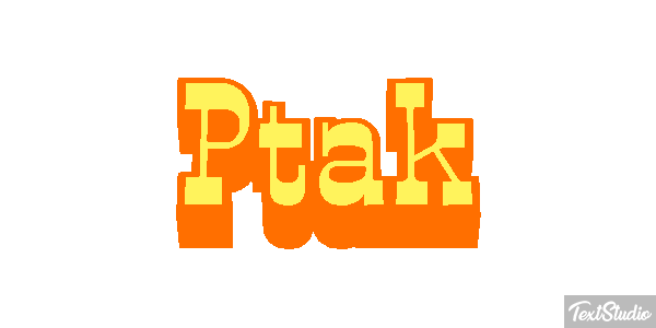 Ptak Effet de texte