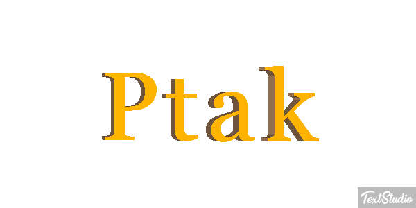 Ptak Effet de texte